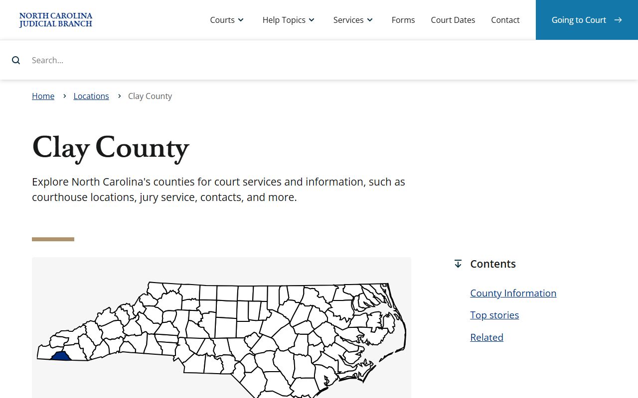 Clay County court records Judicial Branch Clay County landing page