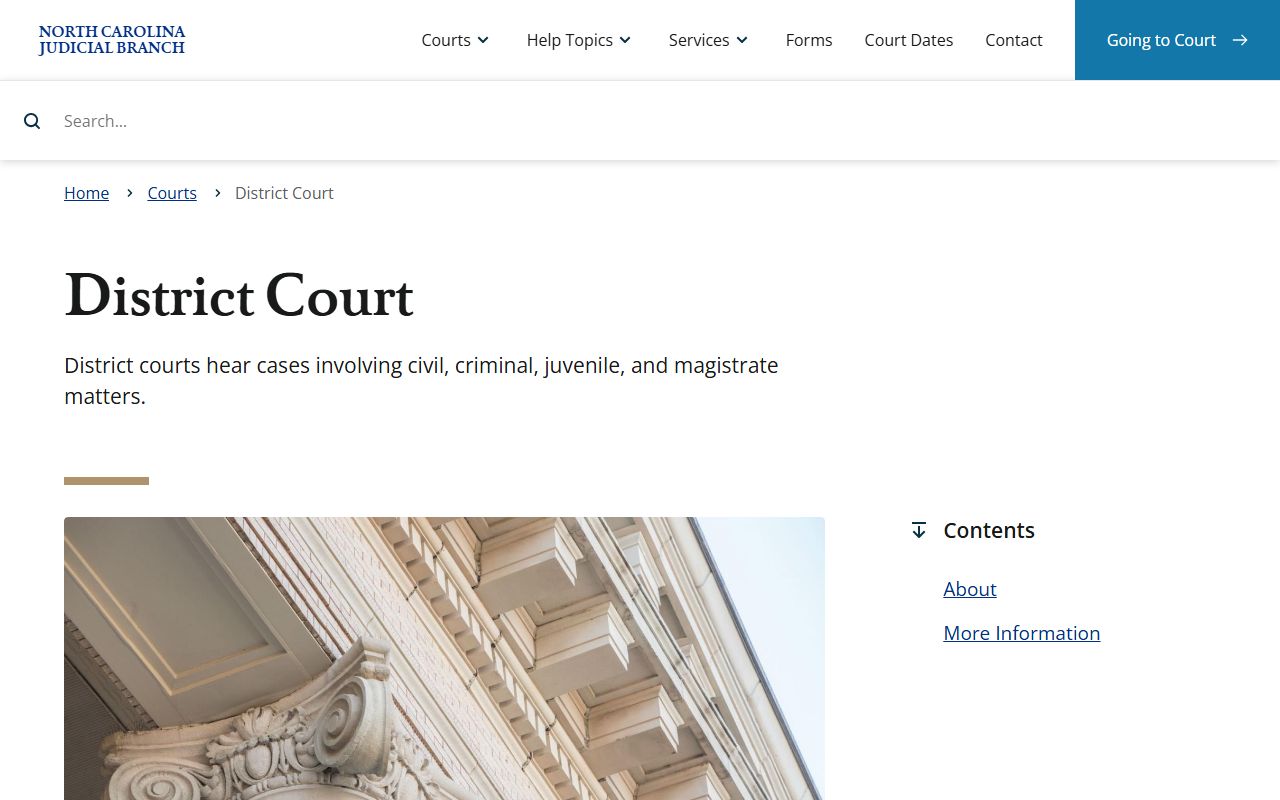 Clay County court records North Carolina District Court overview