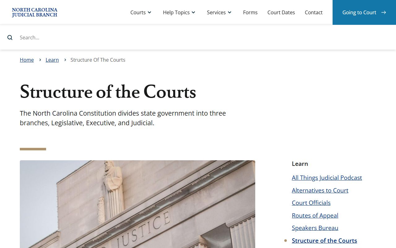 Clay County court records North Carolina court structure