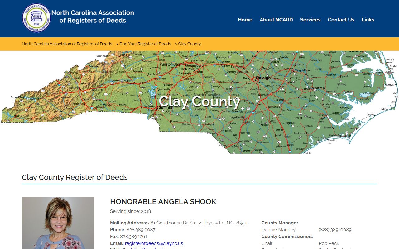 Clay County probate records Register of Deeds related record source
